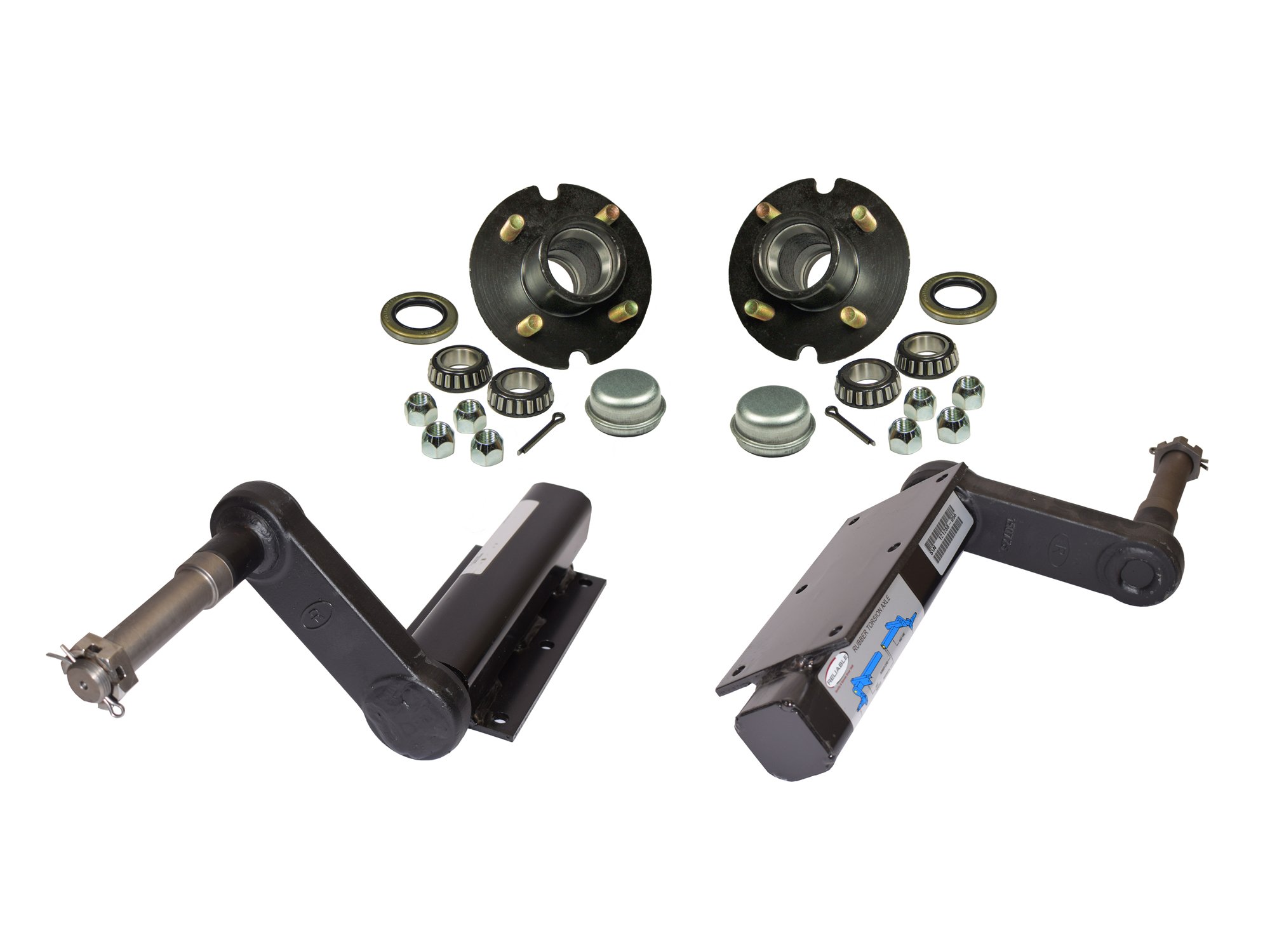 Amazon.com: RIGID HITCH INCORPORATED 500 lb. Torsional Stub Axles